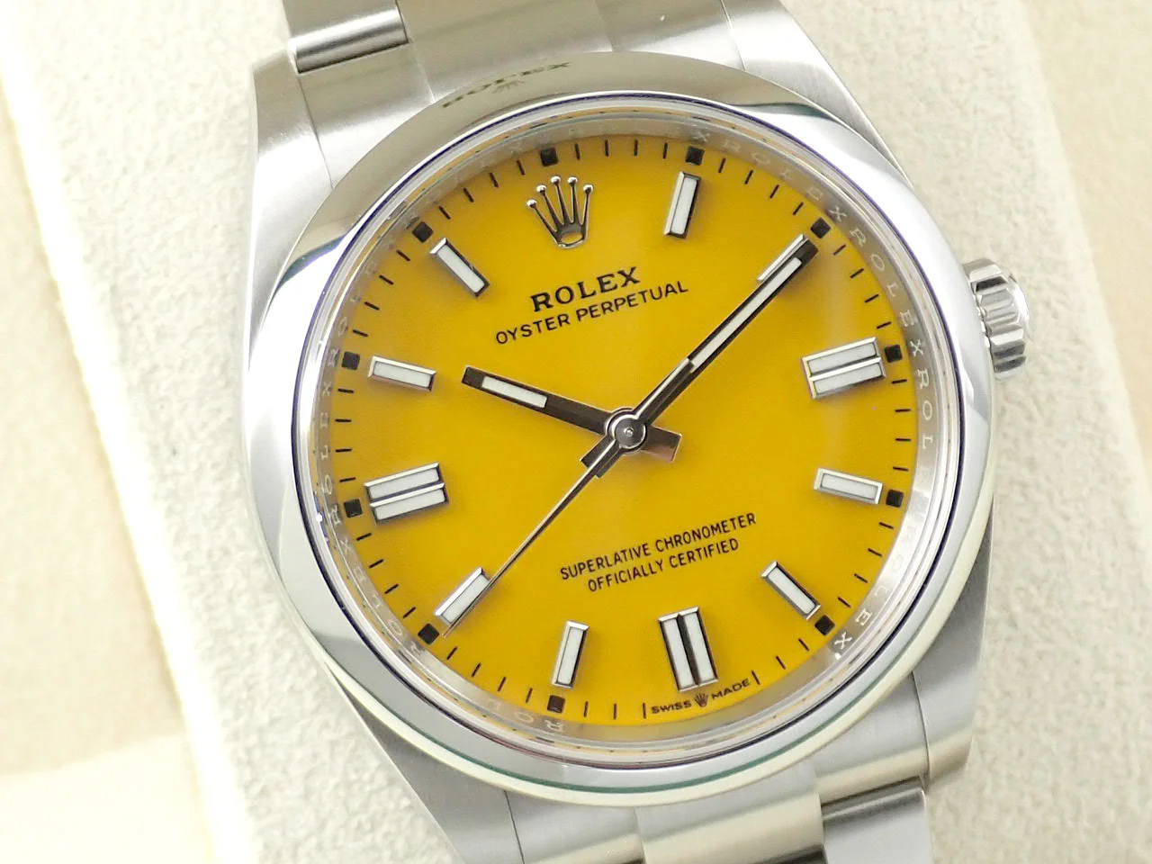 ロレックス オイスターパーペチュアル36 Ref.126000 ステンレススチール イエロー文字盤 - Image 3