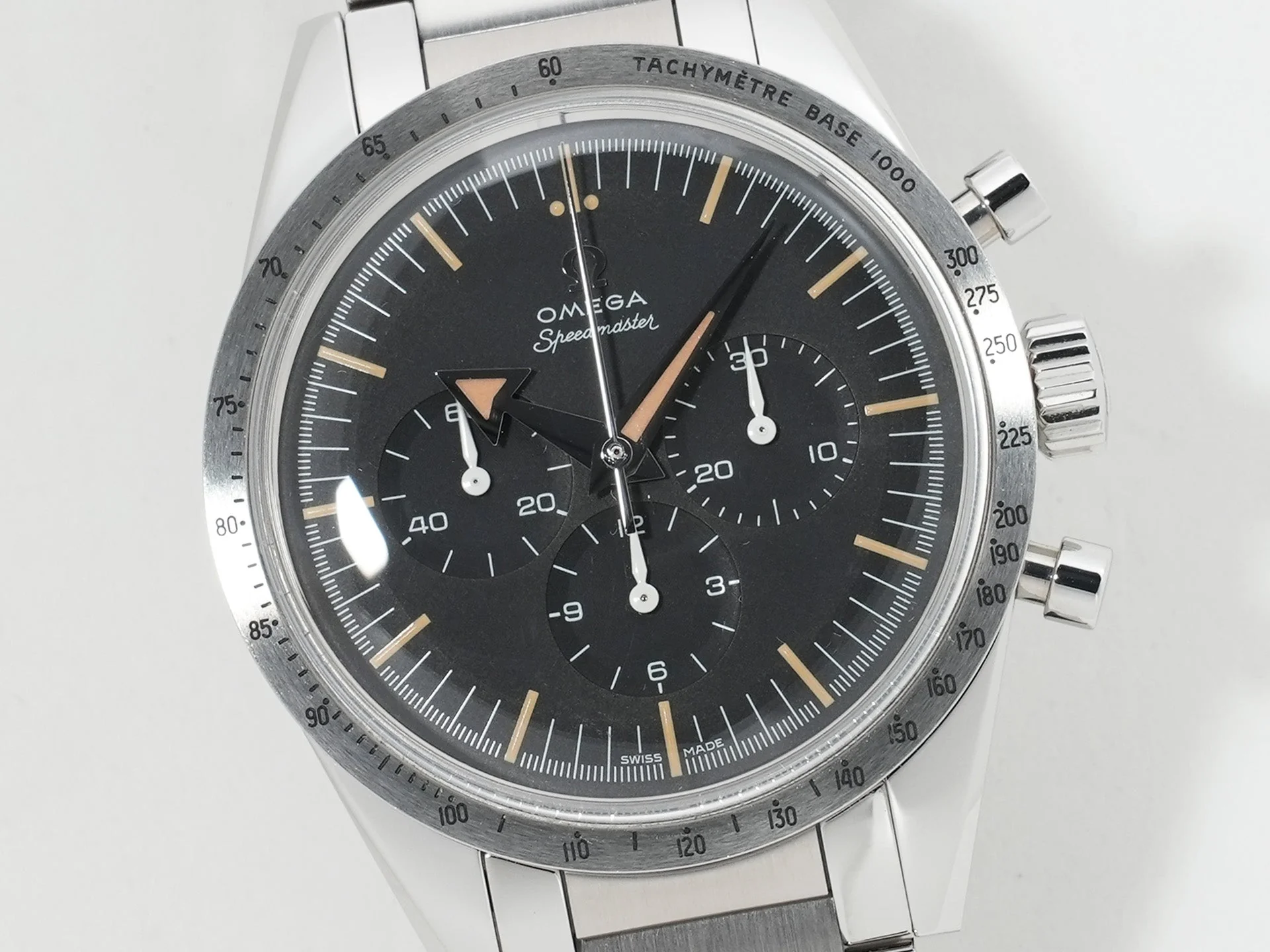 オメガ スピードマスター '57 クロノグラフ 38.6MM Ref.311.10.39.30.01.001 ステンレススチール ブラック文字盤 未使用 9zknd32f - Image 3