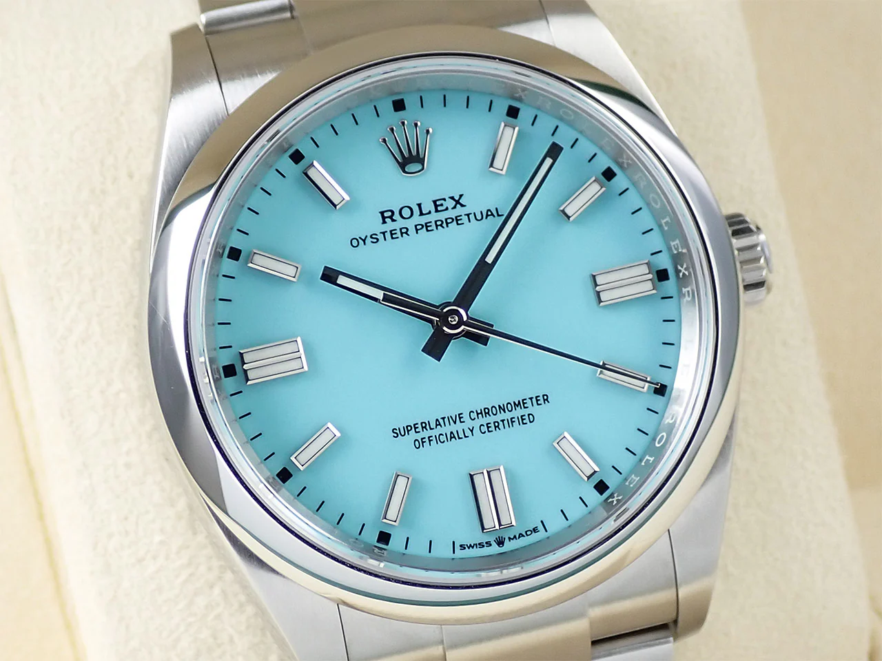 ロレックス オイスターパーペチュアル36 Ref.126000 ステンレススチール ターコイズ文字盤 - Image 3
