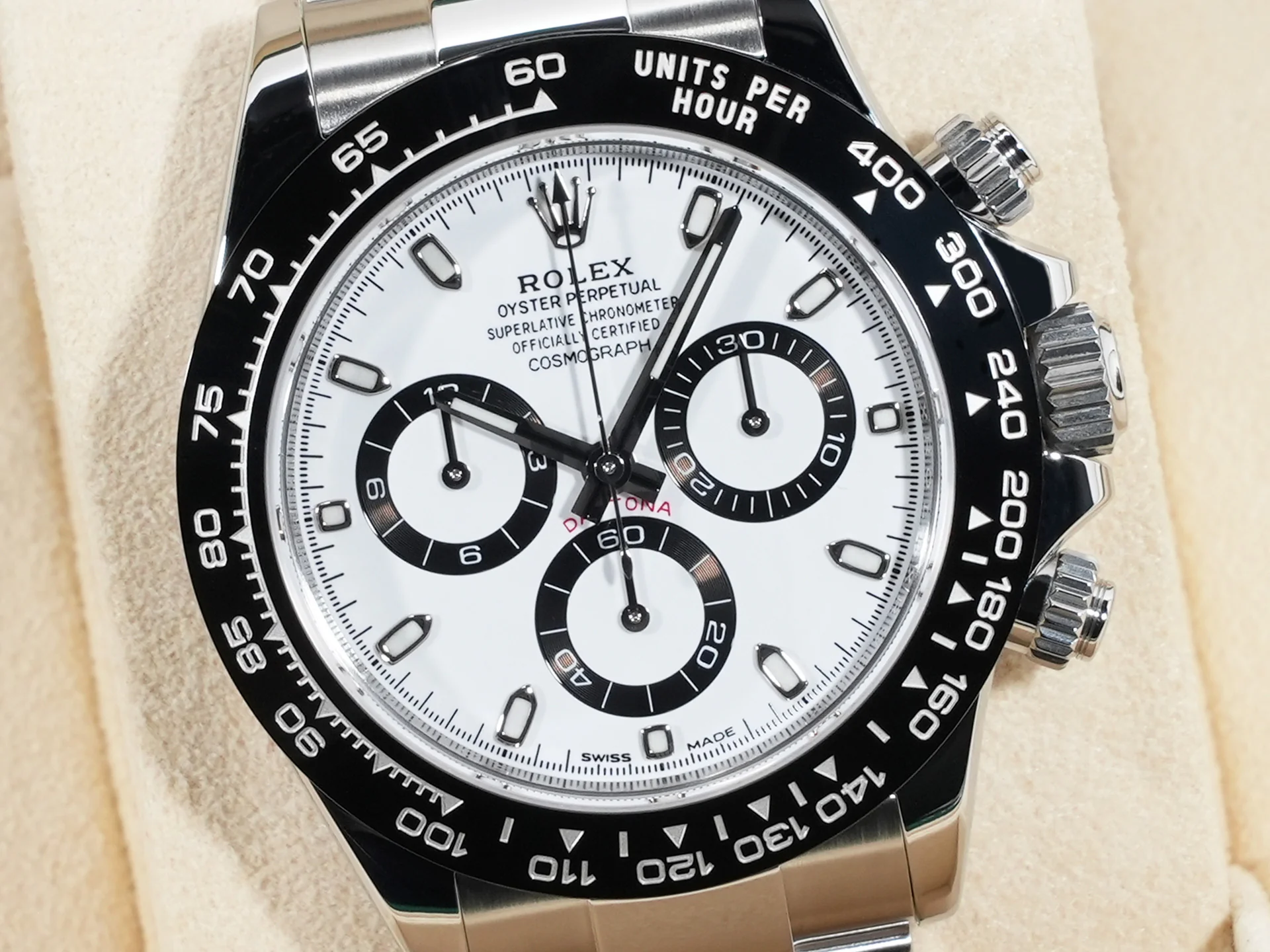 ロレックス デイトナ Ref.116500LN ステンレススチール ホワイト文字盤 - Image 3