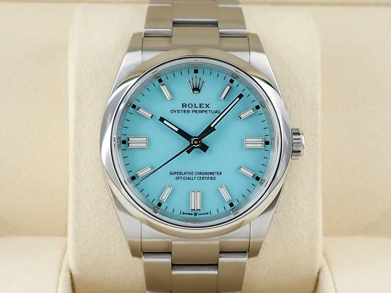 ロレックス オイスターパーペチュアル36 Ref.126000 ステンレススチール ターコイズ文字盤 - Image 2