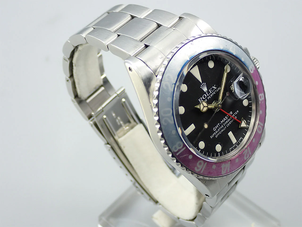 ロレックス GMTマスター Ref.1675 ステンレススチール ブラック文字盤 オイスターブレスレット - Image 5