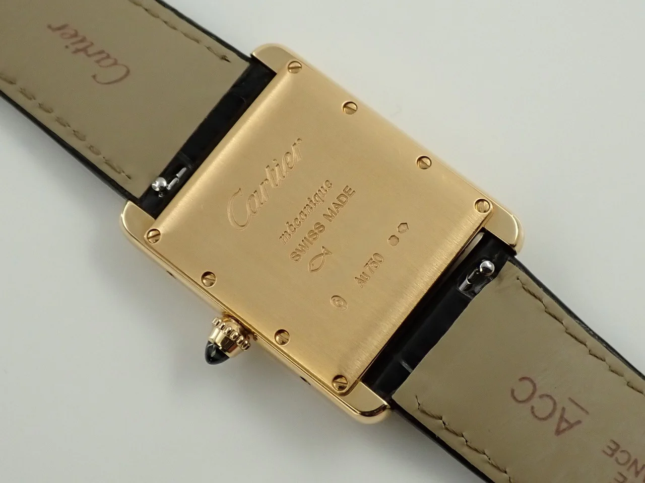 カルティエ タンク ルイ カルティエ ウォッチ Ref.WGTA0091 ブラック文字盤 中古 A76U9895 - Image 7