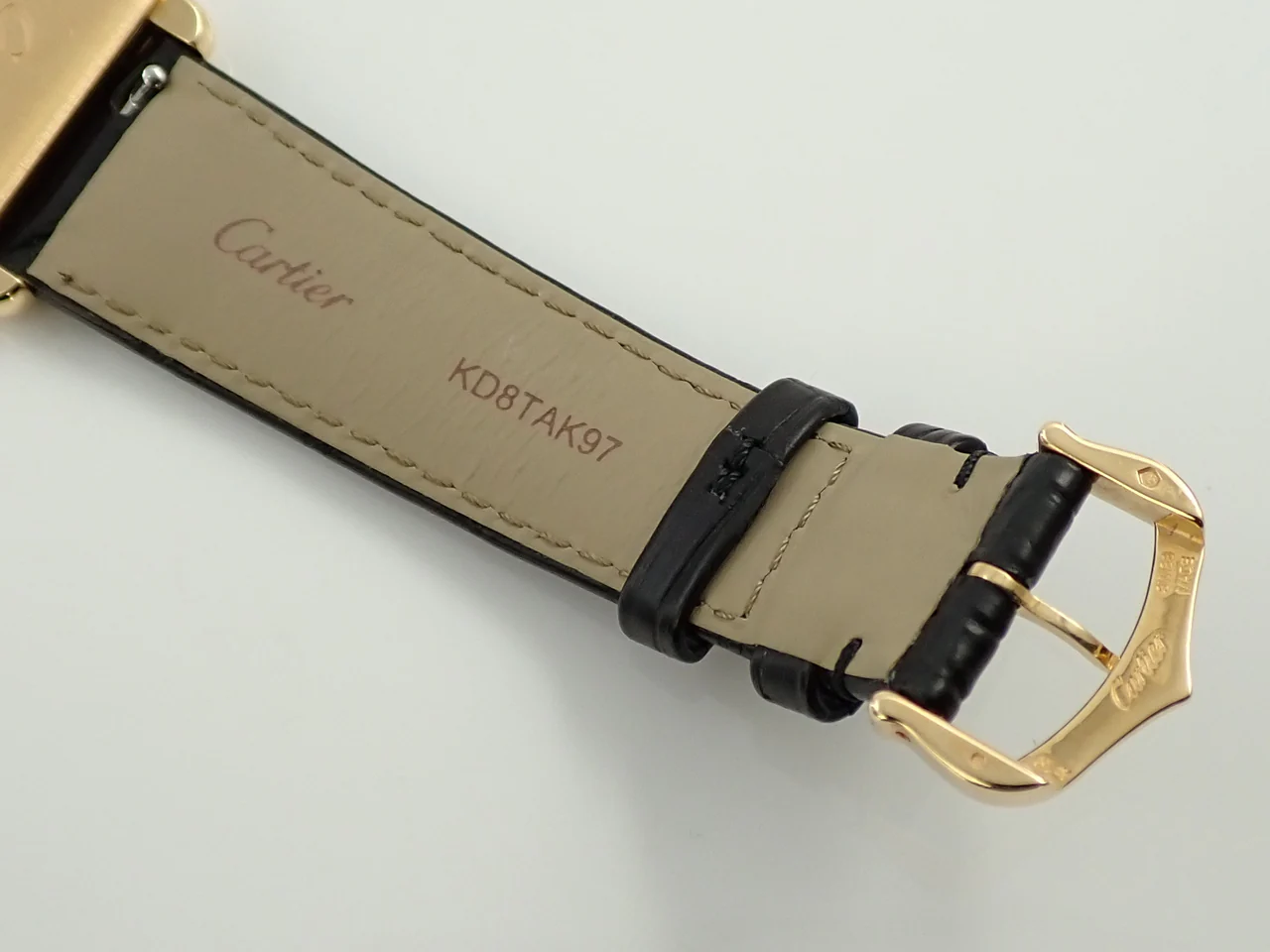 カルティエ タンク ルイ カルティエ ウォッチ Ref.WGTA0091 ブラック文字盤 中古 A76U9895 - Image 9