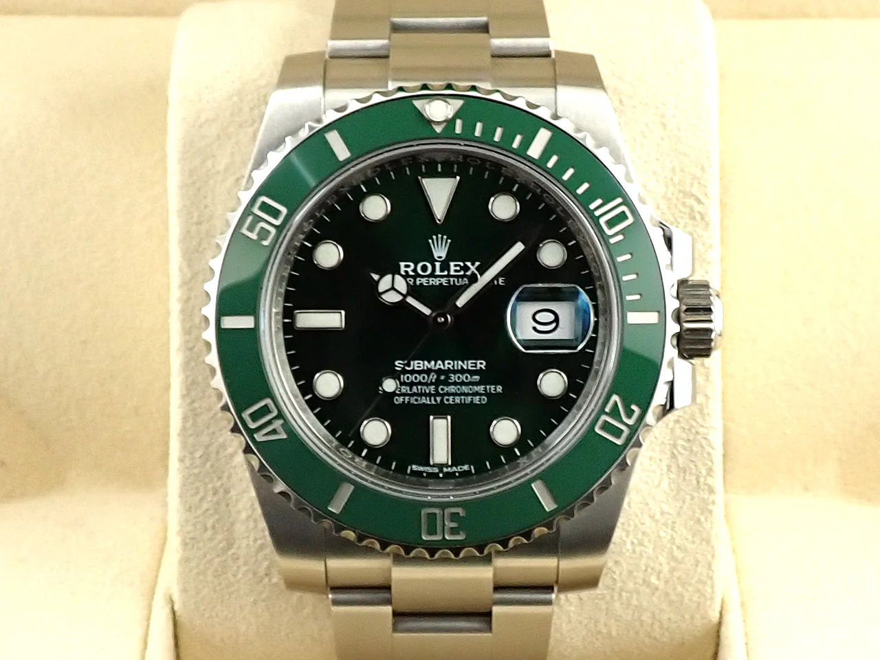 ロレックス サブマリーナー デイト Ref.116610LV ステンレススチール グリーン文字盤 - Image 2