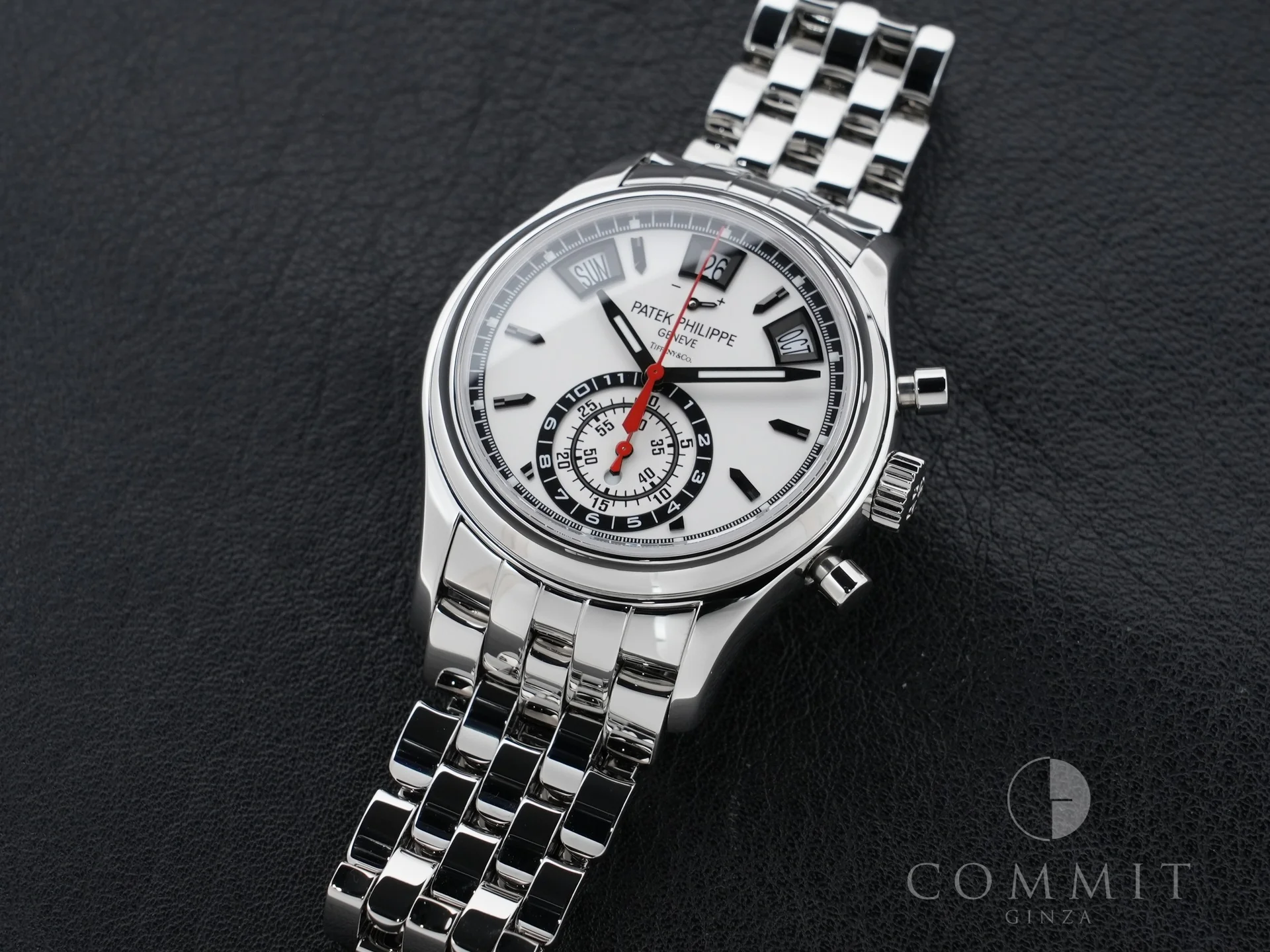 パテックフィリップ アニュアルカレンダー クロノグラフ TIFFANY&CO. Ref.5960/1A-001 ステンレススチール シルバー文字盤 美品 a9ee7ywt - Image 12
