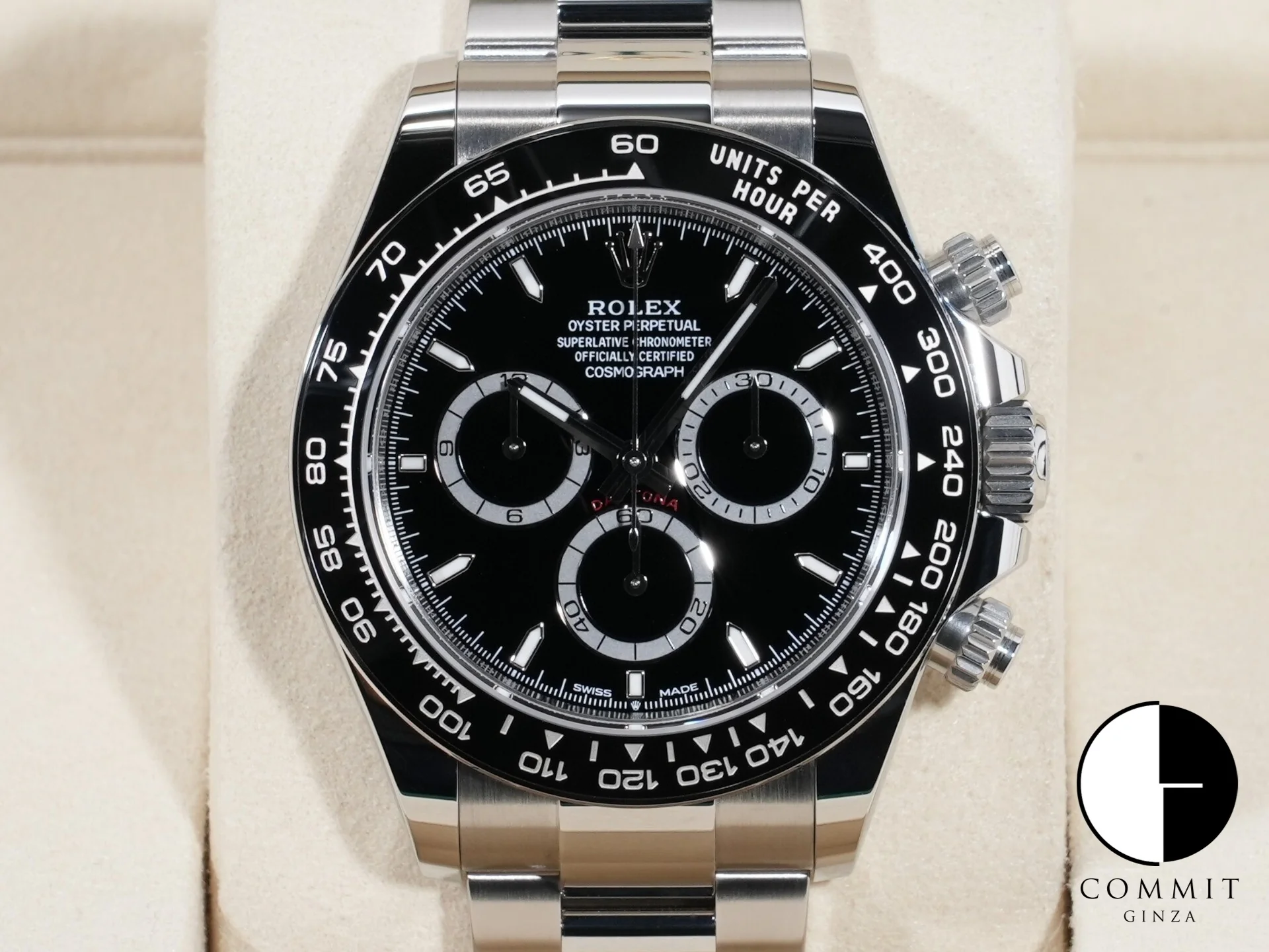 ロレックス デイトナ Ref.126500LN ステンレススチール ブラック文字盤