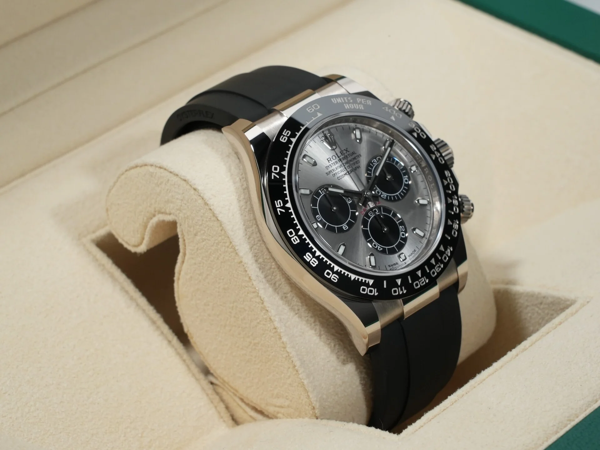 ロレックス デイトナ Ref.116519LN ホワイトゴールド スチールxブラック文字盤 - Image 5