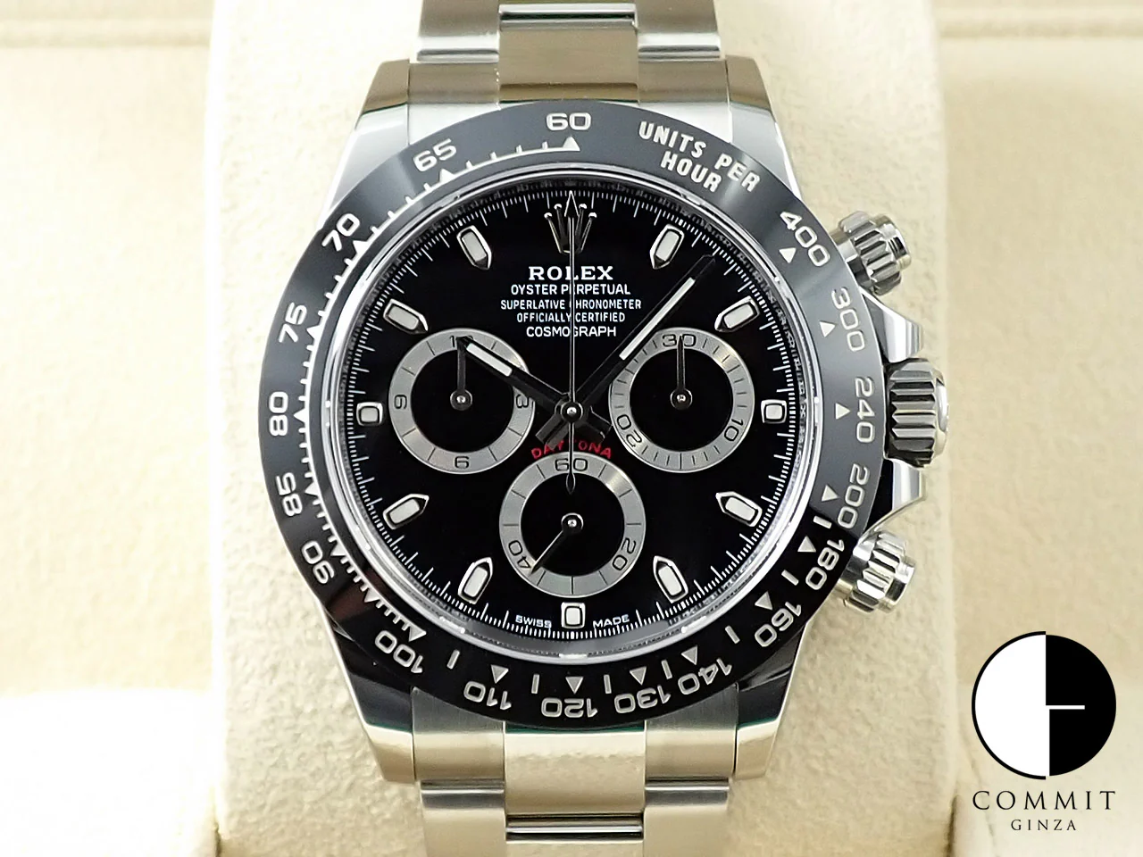 ロレックス デイトナ Ref.116500LN ステンレススチール ブラック文字盤
