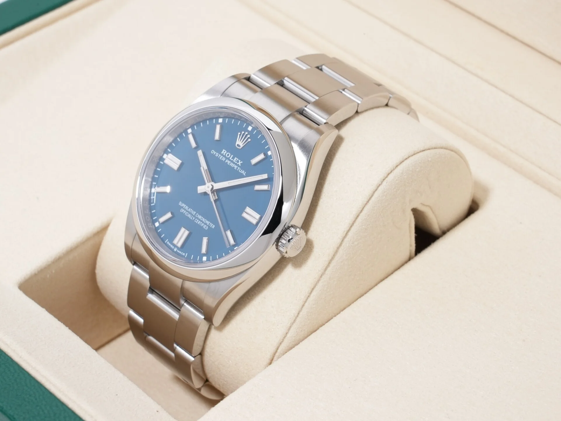 ロレックス オイスターパーペチュアル36 Ref.126000 ステンレススチール メッドブルー文字盤 - Image 4