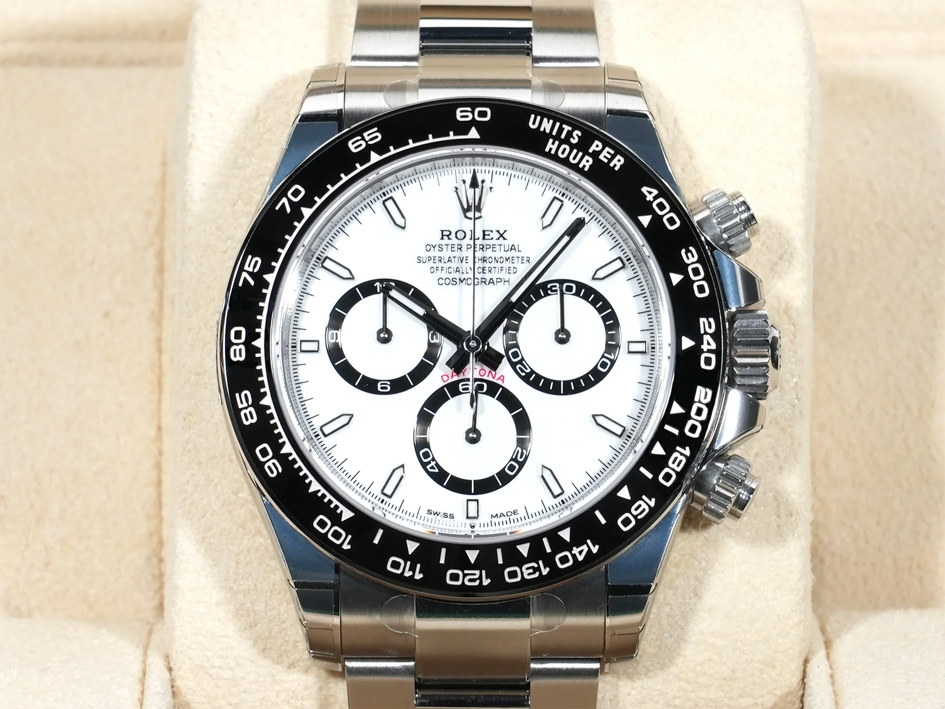 ロレックス デイトナ Ref.126500LN ステンレススチール ホワイト文字盤 - Image 2