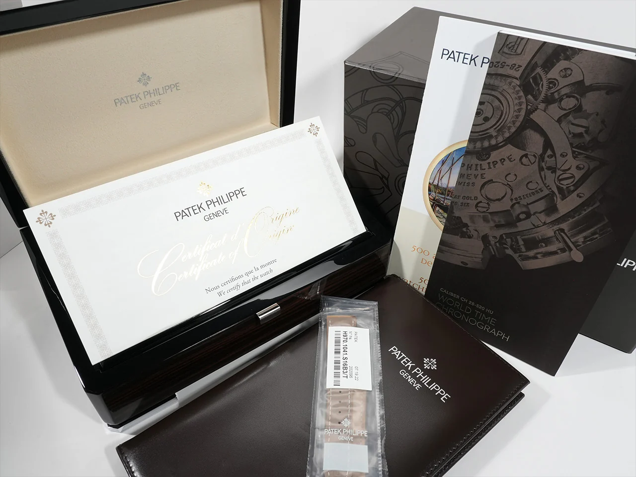 パテックフィリップ コンプリケーション ワールドタイム クロノグラフ Ref.5935A-001 ステンレススチール ローズゴールドメッキ オパーリン文字盤 - Image 12