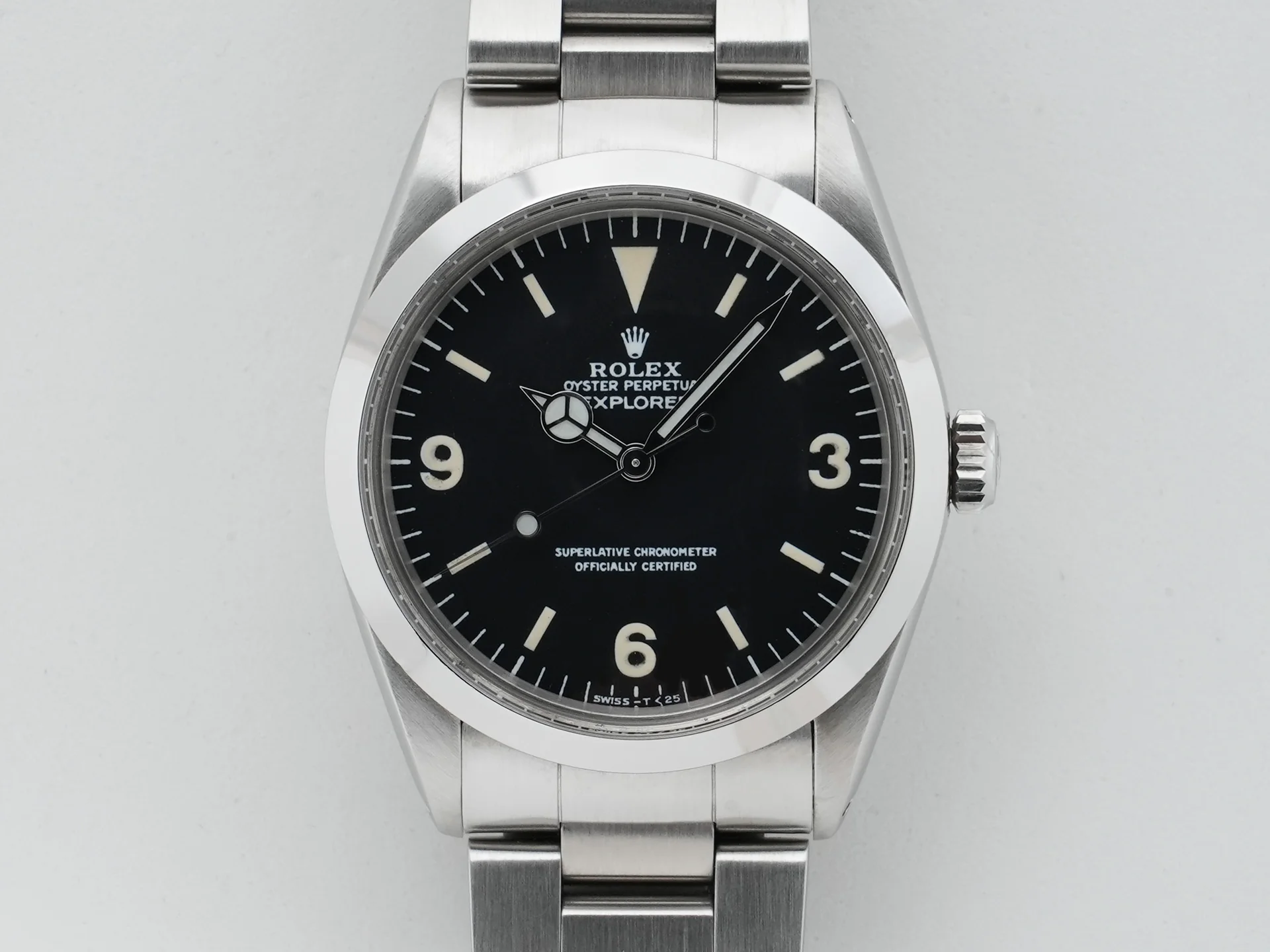 ロレックス エクスプローラーI Ref.1016 ステンレススチール ブラック文字盤 中古 as8kr9fg - Image 2