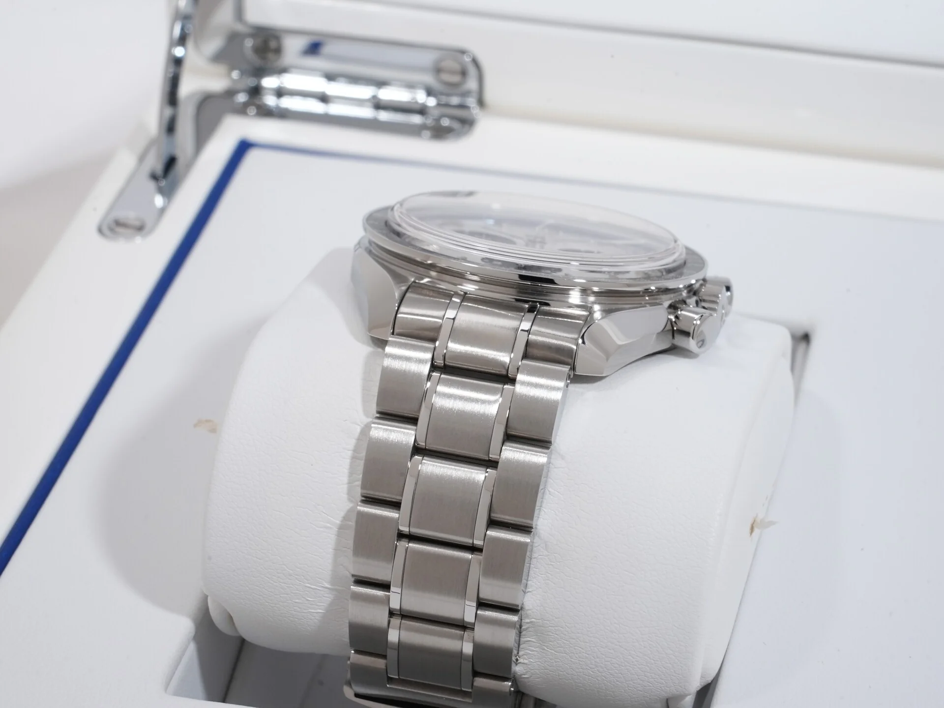 オメガ スピードマスター 記念モデル クロノグラフ 42MM 東京2020リミテッドエディション Ref.522.30.42.30.04.001 SS シルバー文字盤 美中古 aua2x4pu - Image 6