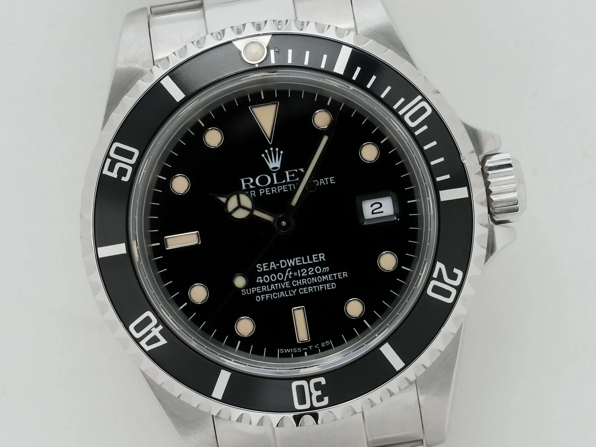 ロレックス シードゥエラー Ref.16600 ステンレススチール ブラック文字盤 - Image 3