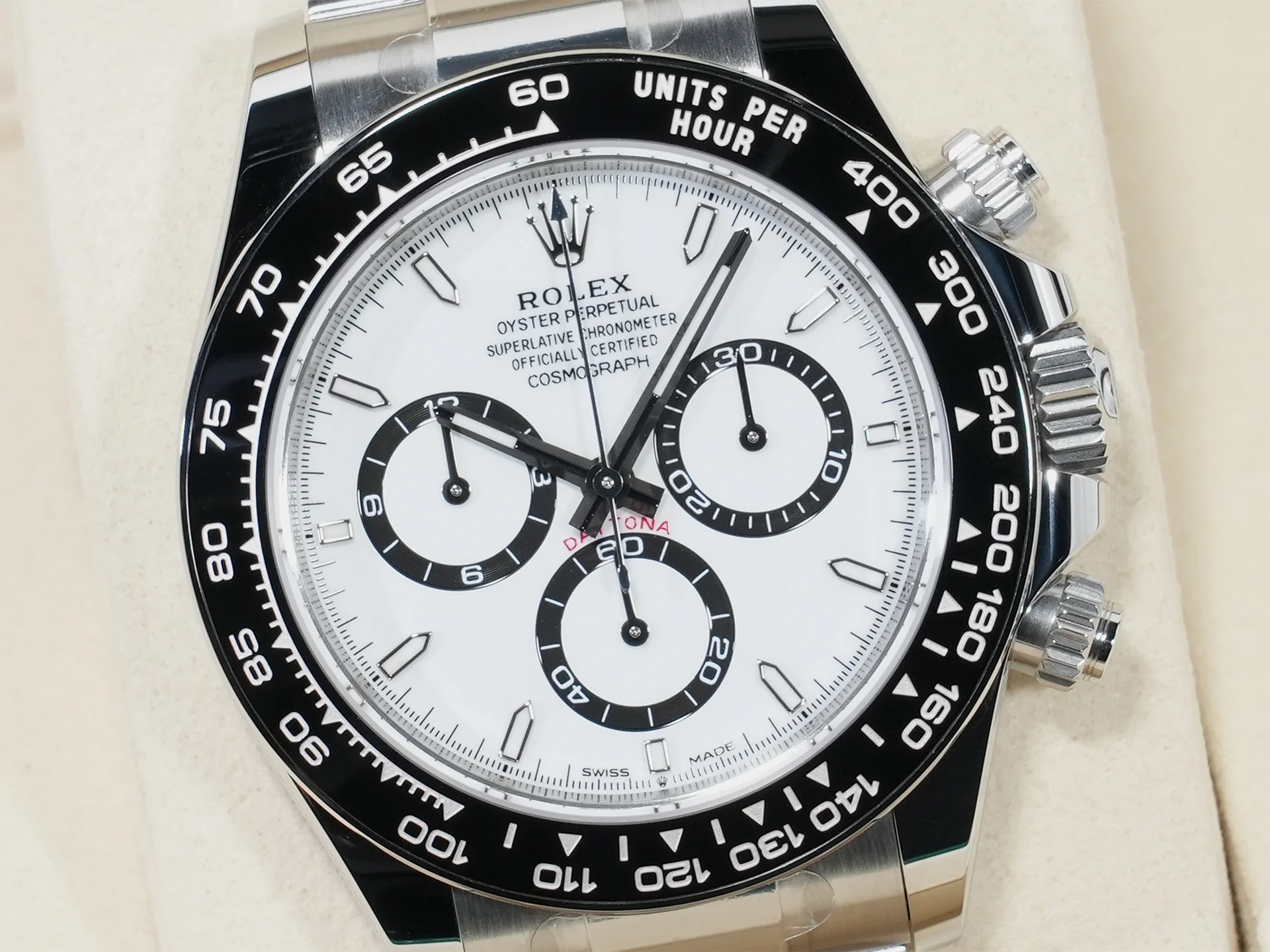 ロレックス デイトナ Ref.126500LN ステンレススチール ホワイト文字盤 未使用 awpz7663 - Image 3