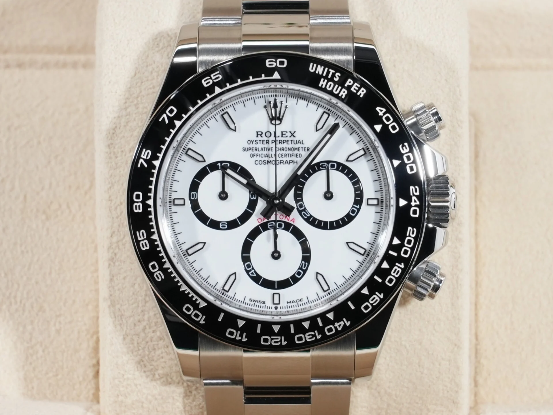 ロレックス デイトナ Ref.126500LN ステンレススチール ホワイト文字盤 - Image 2