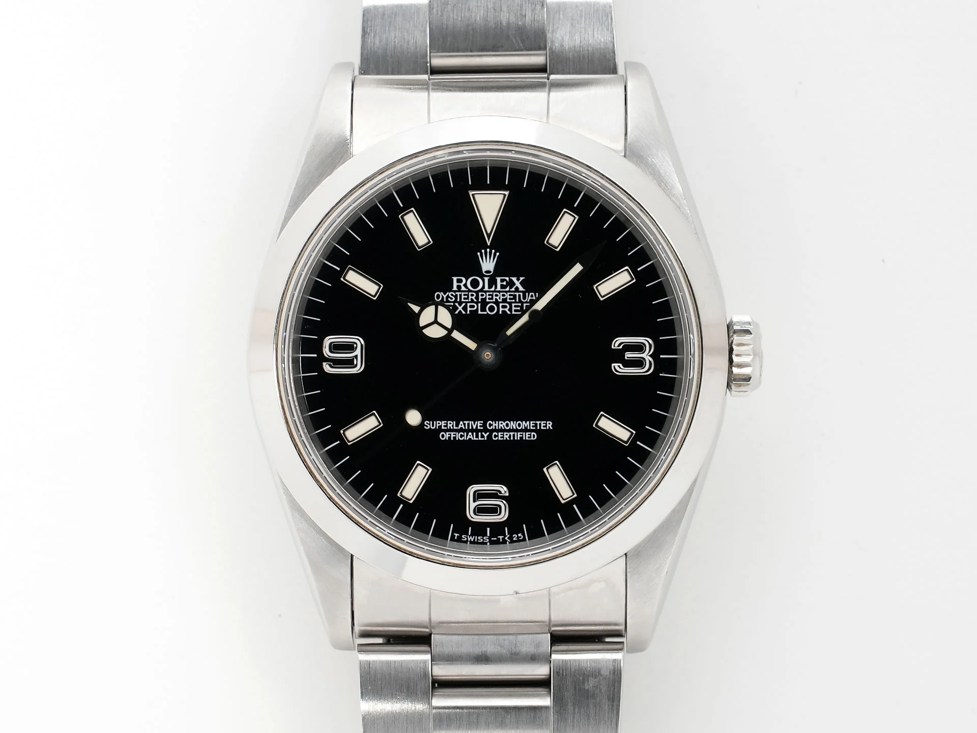 ロレックス エクスプローラーI Ref.14270 ステンレススチール ブラック文字盤 オイスターブレスレット 中古 ba6ruwmy - Image 2