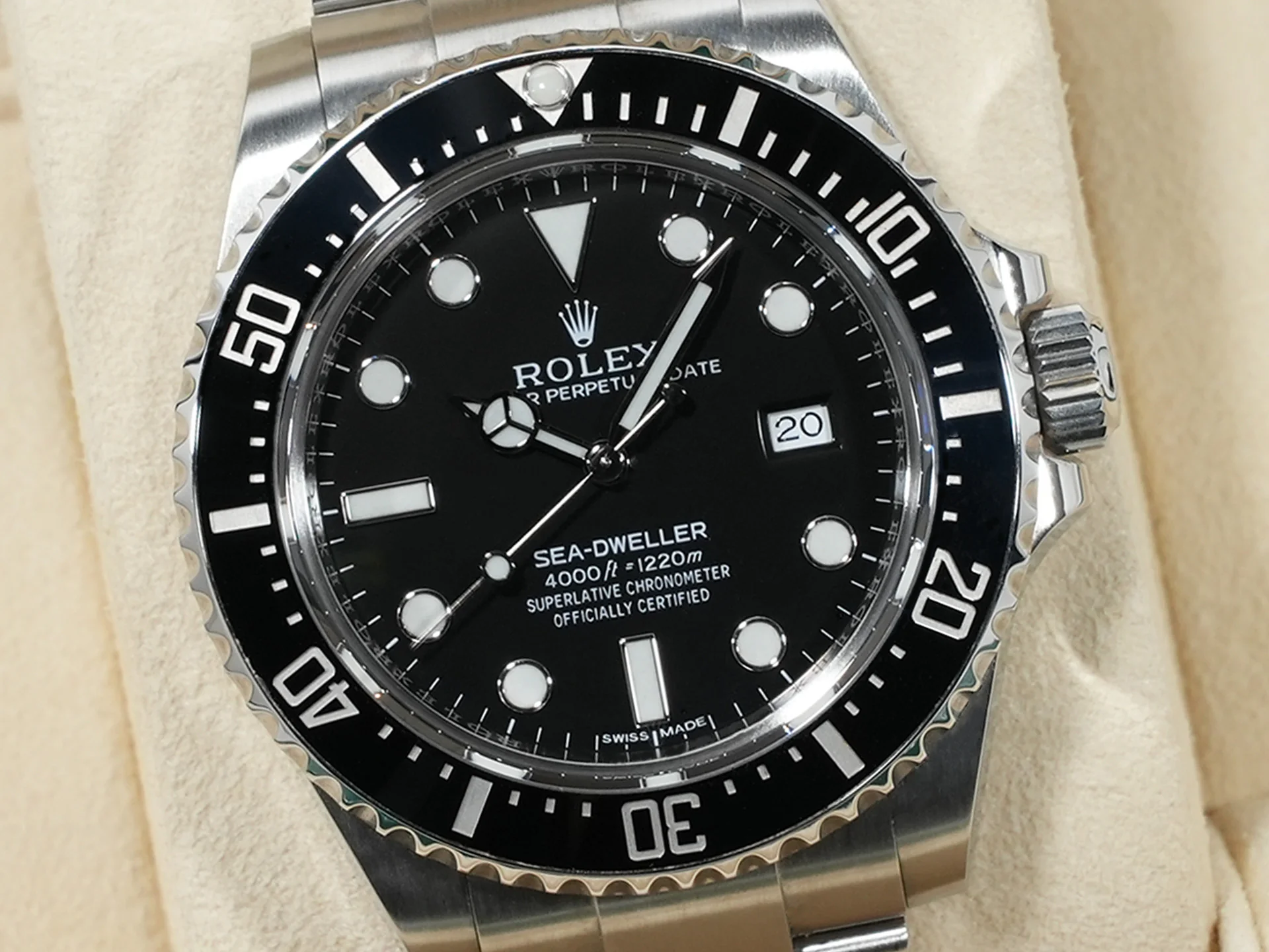 ロレックス シードゥエラー 4000 Ref.116600 ステンレススチール ブラック文字盤 - Image 3