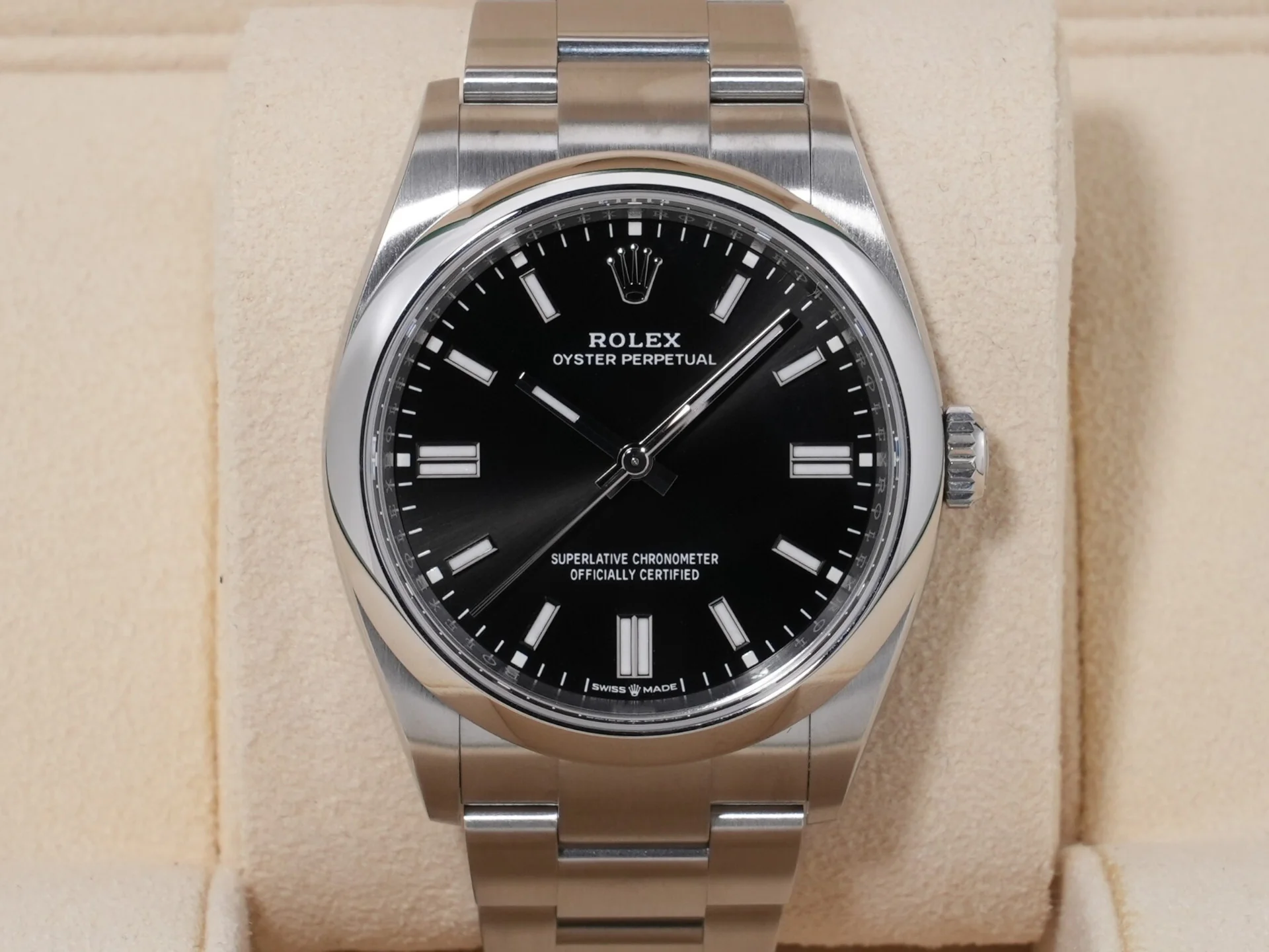 ロレックス オイスターパーペチュアル36 Ref.126000 ステンレススチール ブラック文字盤 - Image 2