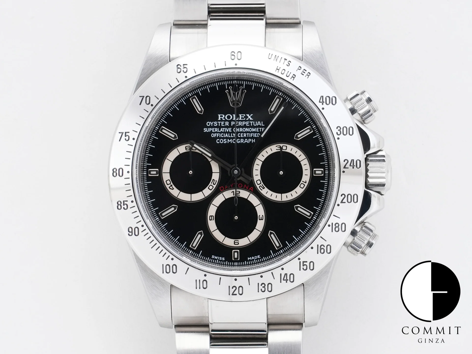 ロレックス デイトナ エルプリメロ Ref.16520 ステンレススチール ブラック文字盤 美中古 bhsd9ehe