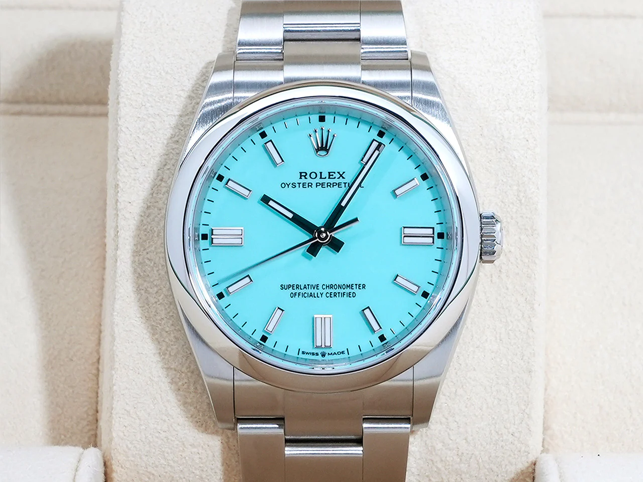 ロレックス オイスターパーペチュアル36 Ref.126000 ステンレススチール ターコイズ文字盤 - Image 2