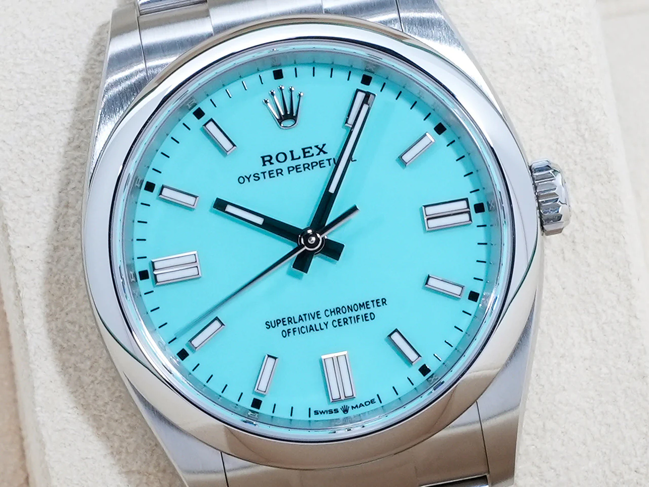 ロレックス オイスターパーペチュアル36 Ref.126000 ステンレススチール ターコイズ文字盤 - Image 3