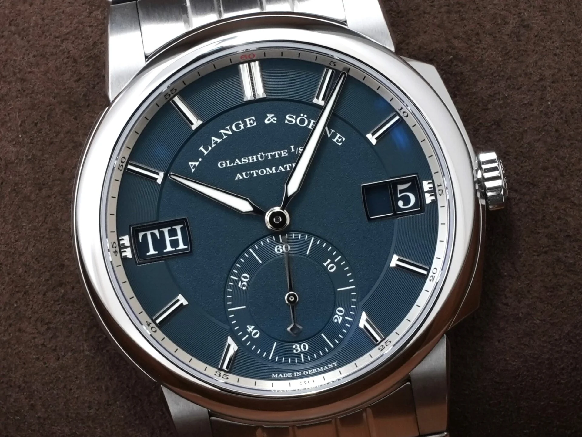 A.ランゲ＆ゾーネ オデュッセウス Ref.363.179 SS ダークブルー文字盤 未使用 bkug2iio - Image 3