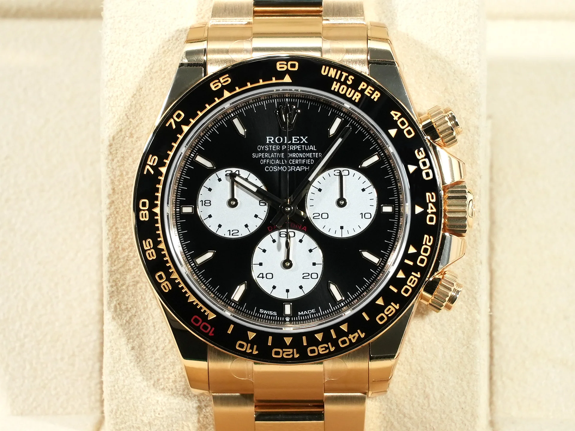 ロレックス デイトナ Ref.126528LN イエローゴールド ブライトブラック文字盤 - Image 2