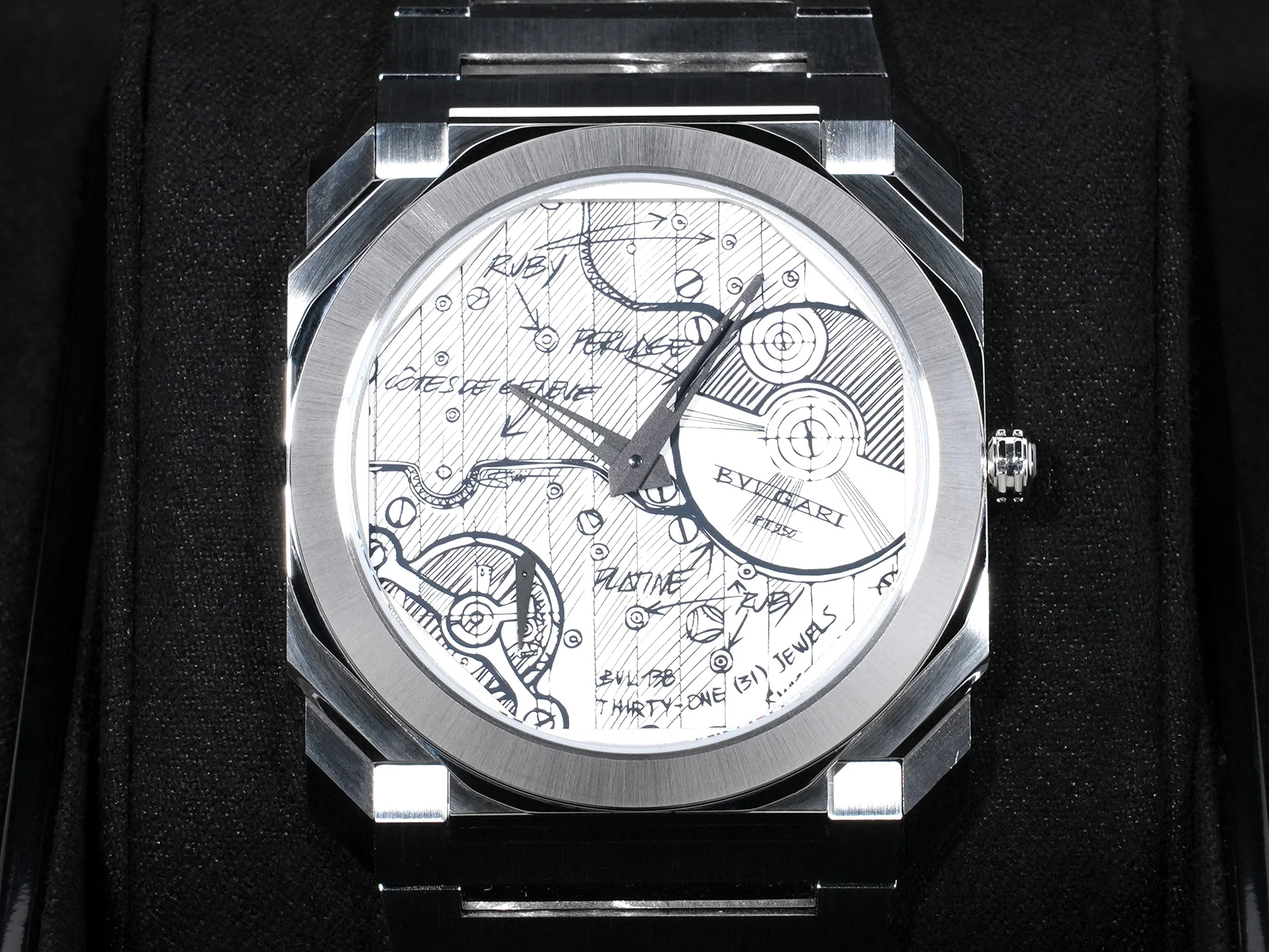 ブルガリ オクト フィニッシモ スケッチ Ref.104163 SS ホワイト文字盤 未使用 bnh5zuyv - Image 2