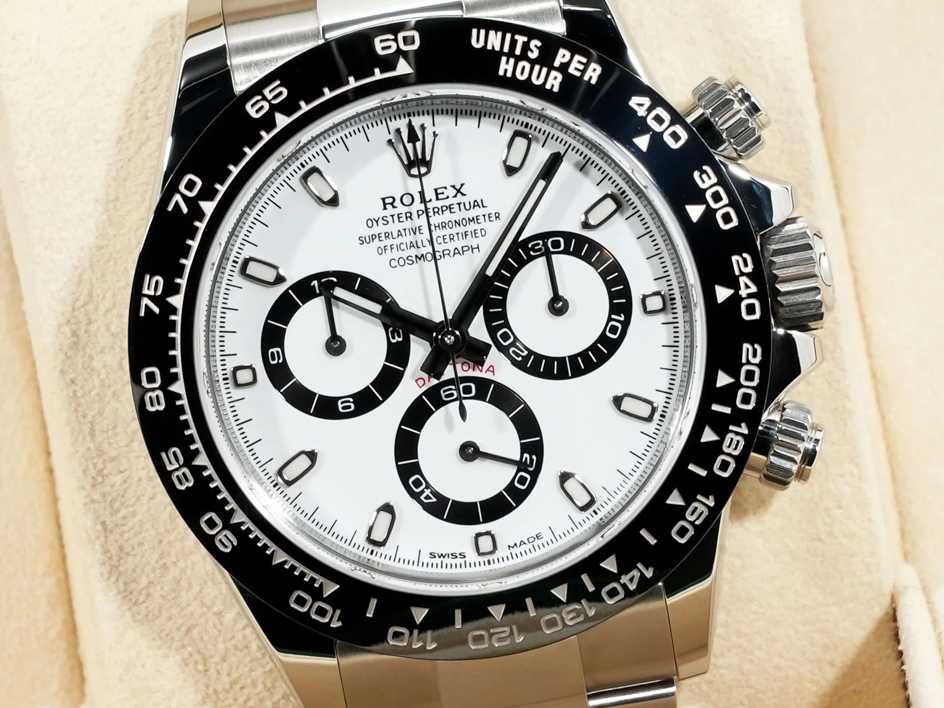 ロレックス デイトナ Ref.116500LN ステンレススチール ホワイト文字盤 - Image 3