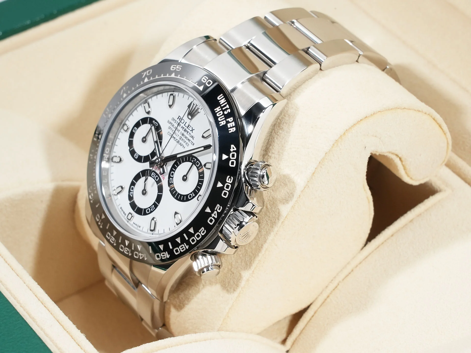 ロレックス デイトナ Ref.116500LN ステンレススチール ホワイト文字盤 - Image 4