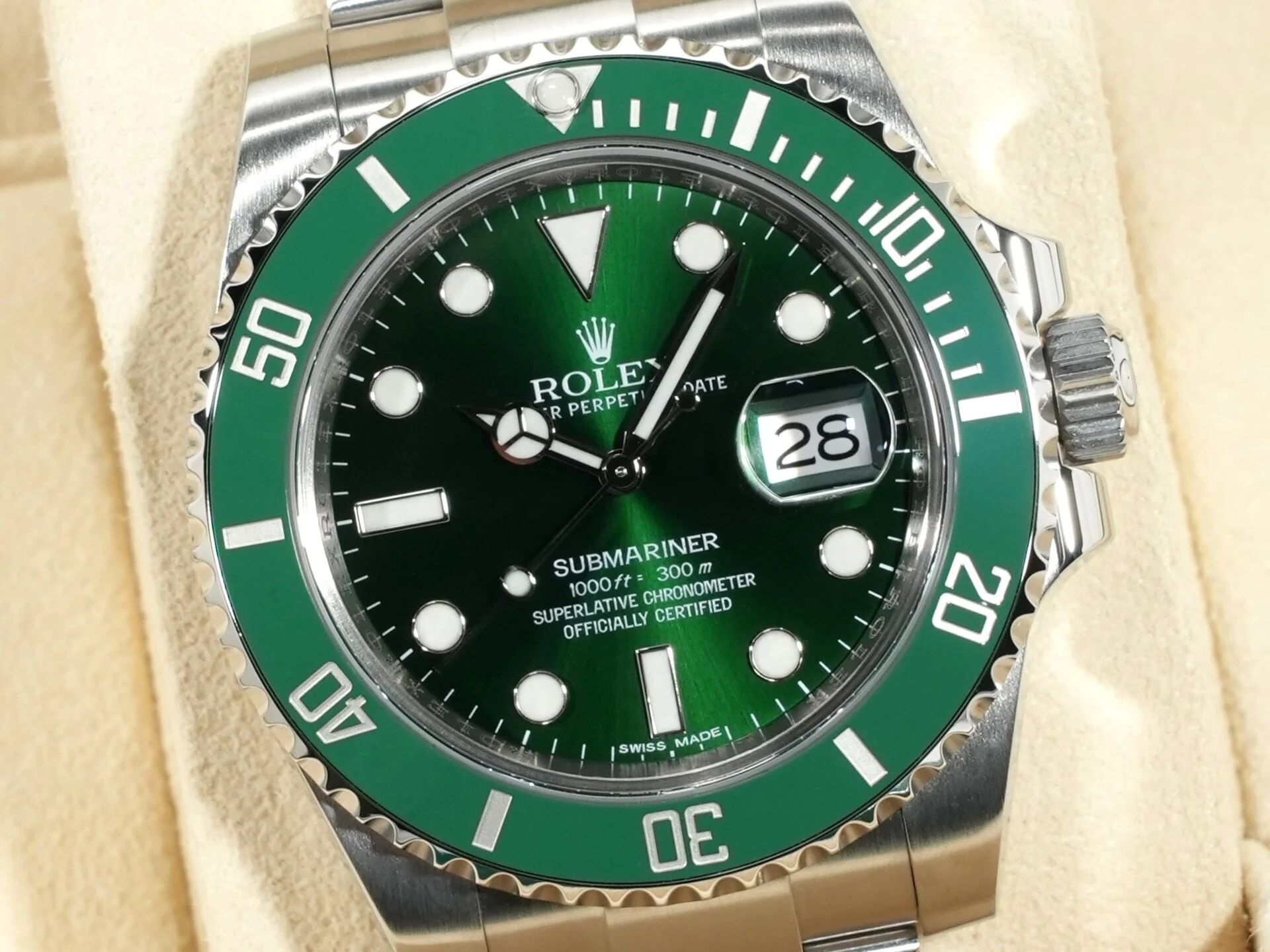 ロレックス サブマリーナー デイト Ref.116610LV ステンレススチール グリーン文字盤 - Image 3