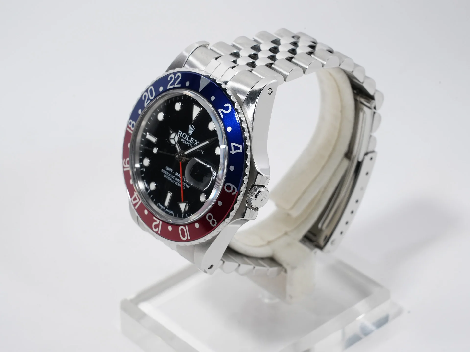 ロレックス GMTマスター Ref.16750 ステンレススチール ブラック文字盤 ジュビリーブレスレット 中古 br8bkixe - Image 4
