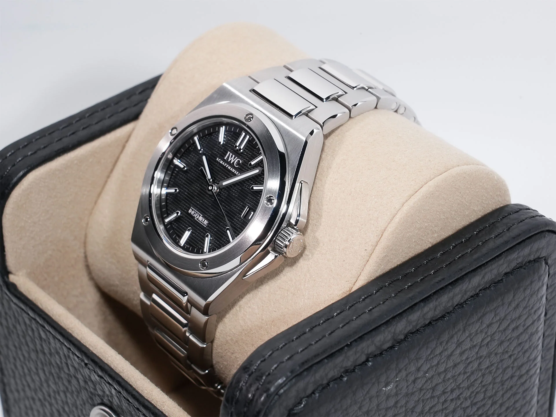 IWC インヂュニア オートマティック 35 Ref.IW324906 ステンレススチール ブラック文字盤 美品 bt2x7osw - Image 4