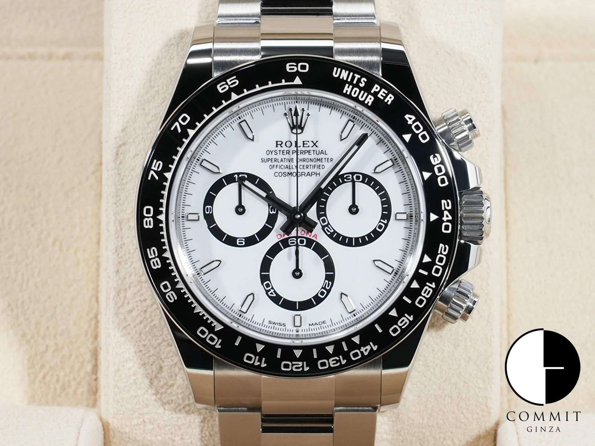 ロレックス デイトナ Ref.126500LN ステンレススチール ホワイト文字盤
