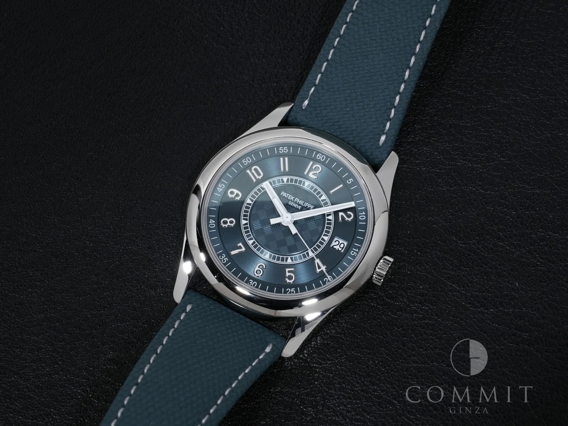 パテックフィリップ カラトラバ Ref.6007A-001 ステンレススチール グレーブルー文字盤 美品 bwwgkefq - Image 13
