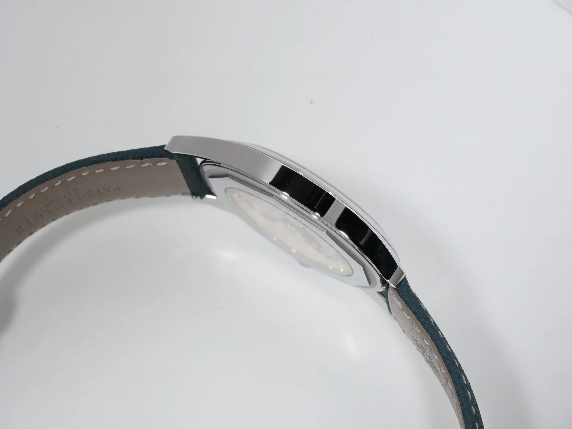 パテックフィリップ カラトラバ Ref.6007A-001 ステンレススチール グレーブルー文字盤 美品 bwwgkefq - Image 5