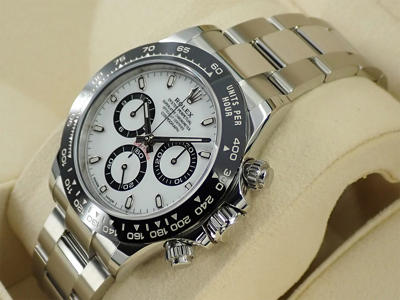 ロレックス デイトナ Ref.116500LN ステンレススチール ホワイト文字盤 - Image 4