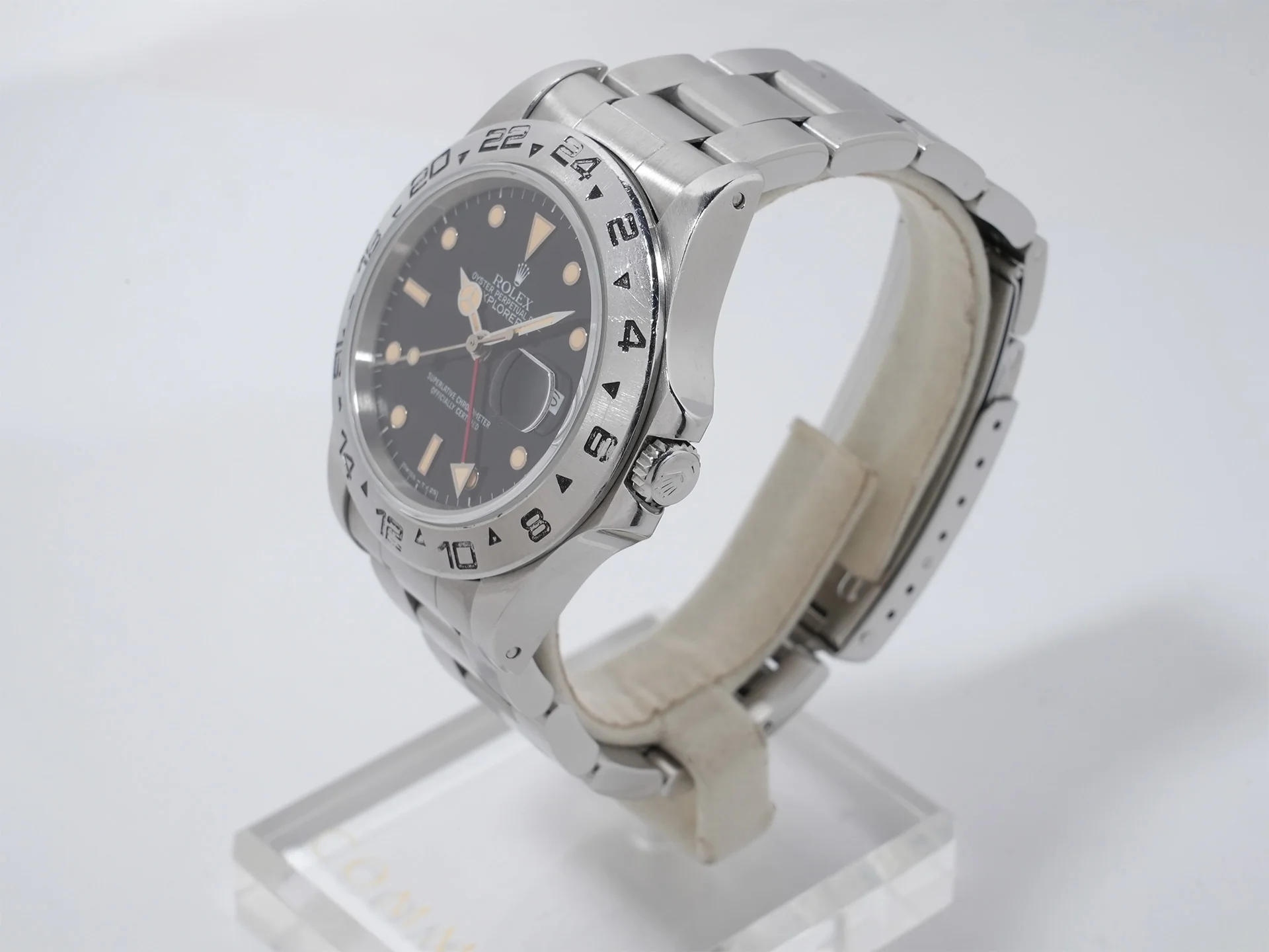 ロレックス エクスプローラーII Ref.16550 ステンレススチール ブラック文字盤 - Image 4