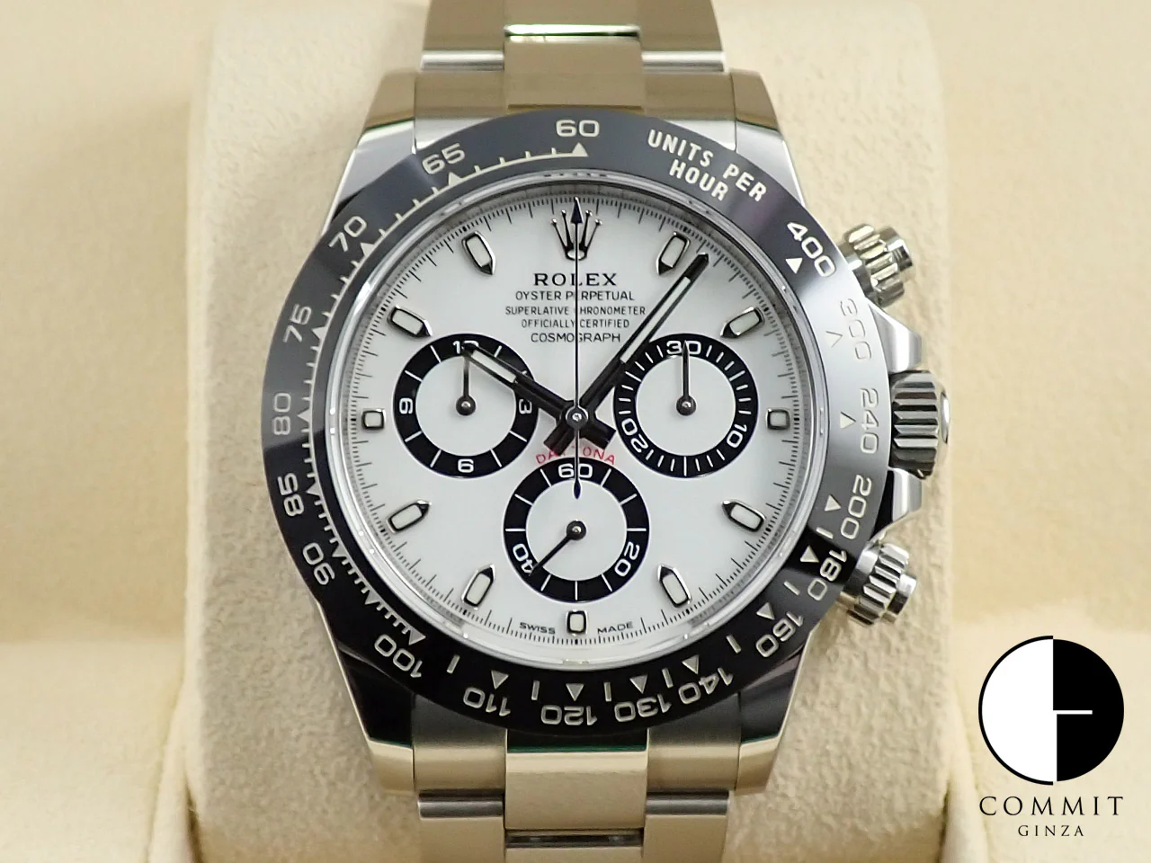 ロレックス デイトナ Ref.116500LN ステンレススチール ホワイト文字盤