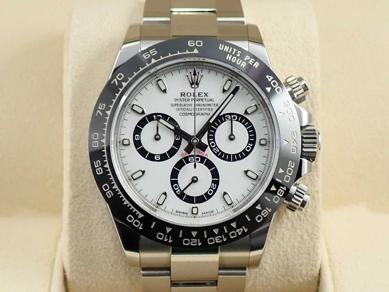 ロレックス デイトナ Ref.116500LN ステンレススチール ホワイト文字盤 - Image 2