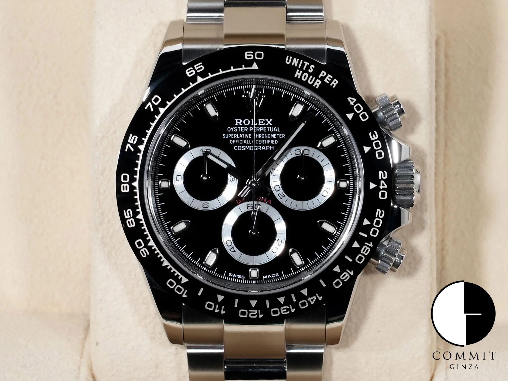 ロレックス デイトナ Ref.116500LN ステンレススチール ブラック文字盤