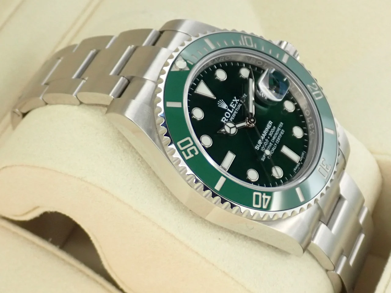 ロレックス サブマリーナー デイト Ref.116610LV ステンレススチール グリーン文字盤 - Image 5
