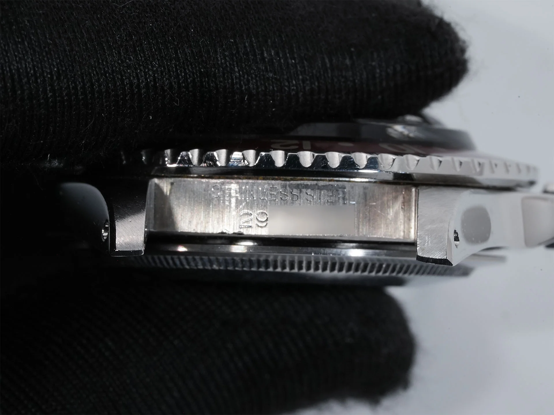 ロレックス GMTマスター Ref.1675 ステンレススチール ブラック文字盤 オイスターブレスレット 中古 c7vkoxb2 - Image 11