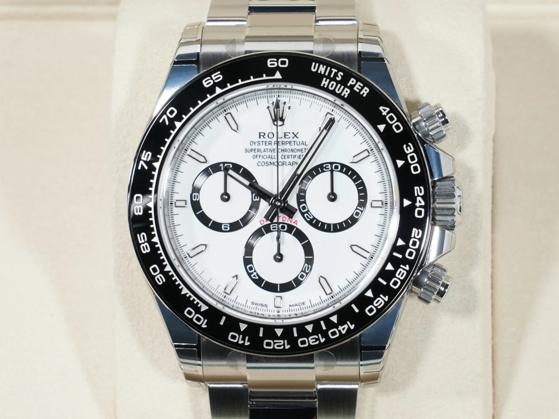 ロレックス デイトナ Ref.126500LN ステンレススチール ホワイト文字盤 - Image 2