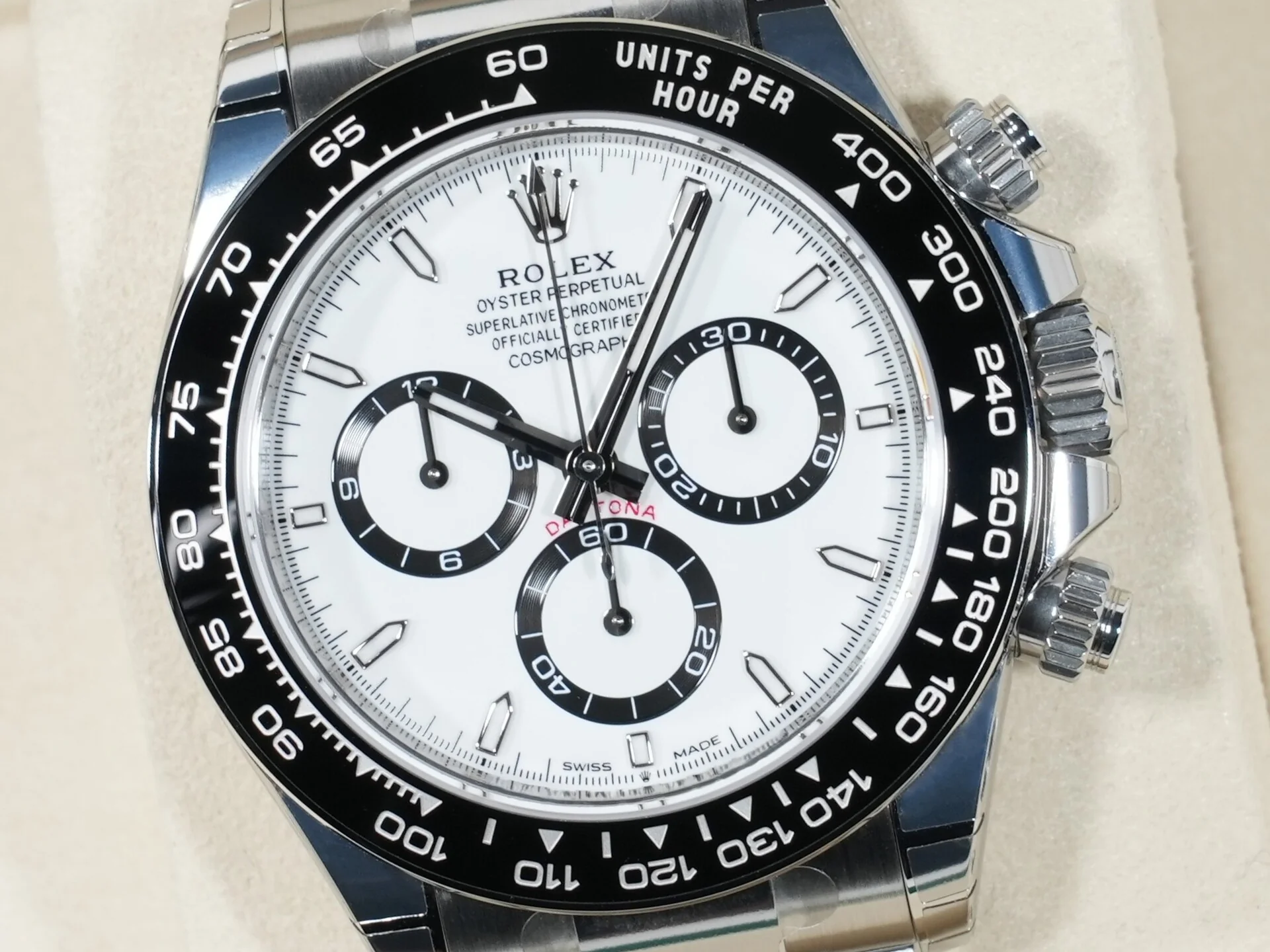 ロレックス デイトナ Ref.126500LN ステンレススチール ホワイト文字盤 - Image 3