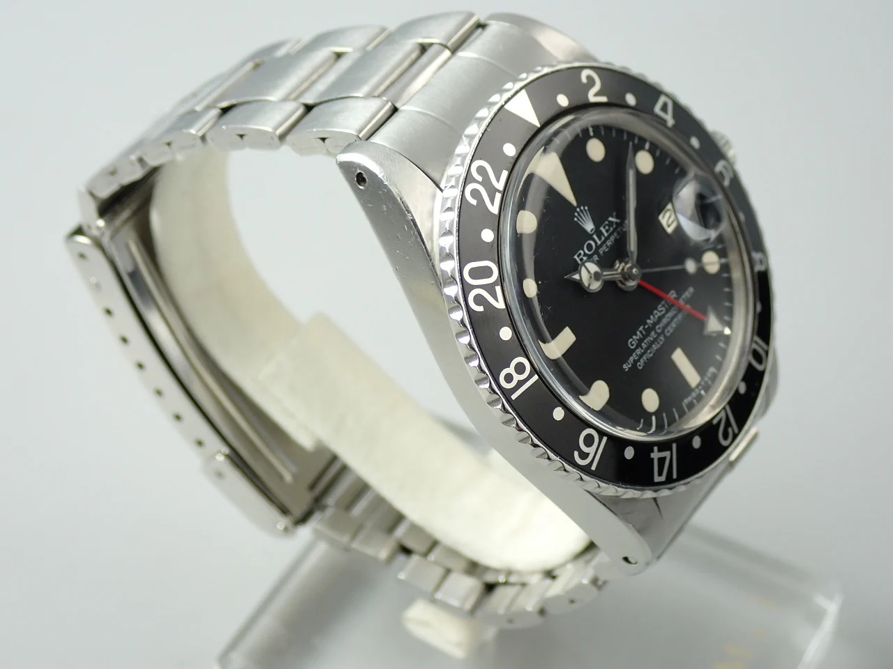 ロレックス GMTマスター Ref.1675 ステンレススチール ブラック文字盤 オイスターブレスレット 中古 C8352173 - Image 5