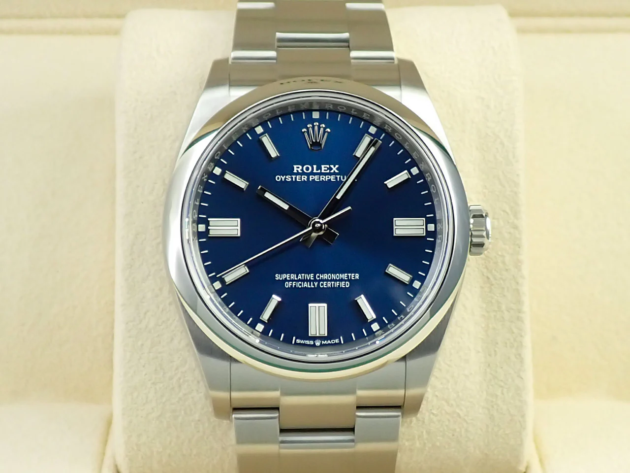 ロレックス オイスターパーペチュアル36 Ref.126000 ステンレススチール ブライトブルー文字盤 - Image 2