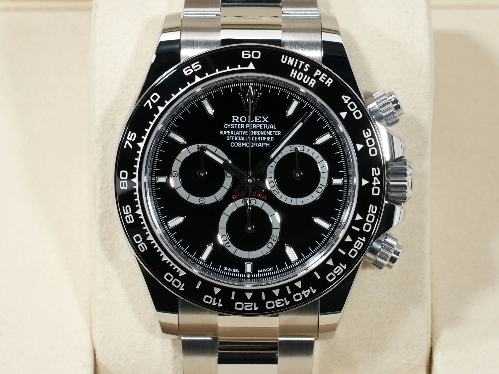 ロレックス デイトナ Ref.126500LN ステンレススチール ブラック文字盤 未使用 c965gdr3 - Image 2